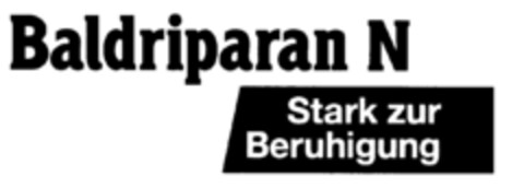 Baldriparan N Stark zur Beruhigung Logo (DPMA, 10.03.2000)