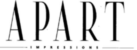 APART IMPRESSIONS Logo (DPMA, 21.03.2000)
