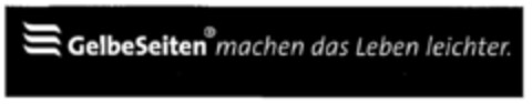 Gelbe Seiten machen das Leben leichter. Logo (DPMA, 07.09.2000)