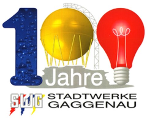 100 Jahre Stadtwerke Gaggenau Logo (DPMA, 22.03.2013)