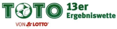 TOTO 13er Ergebniswette VON LOTTO Logo (DPMA, 08/19/2013)