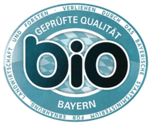 GEPRÜFTE QUALITÄT bio BAYERN Logo (DPMA, 17.12.2015)