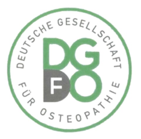 DEUTSCHE GESELLSCHAFT FÜR OSTEOPATHIE DGFO Logo (DPMA, 08.04.2017)