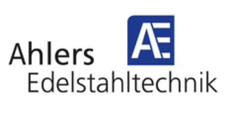 AE Ahlers Edelstahltechnik Logo (DPMA, 07/25/2017)
