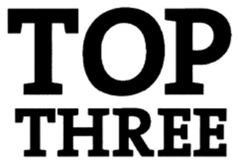 TOP THREE Logo (DPMA, 22.07.2019)