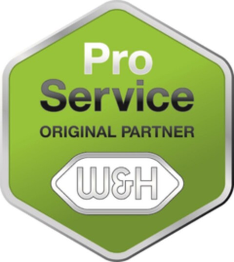 Pro Service ORIGINAL PARTNER W&H Logo (DPMA, 09.12.2020)