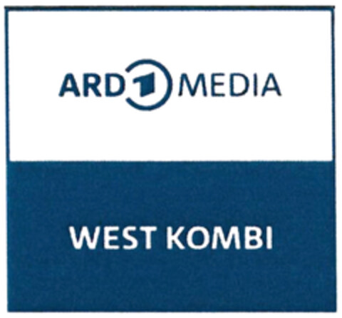 ARD 1 MEDIA WEST KOMBI Logo (DPMA, 04.08.2021)