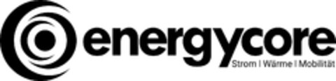 energycore Strom | Wärme | Mobilität Logo (DPMA, 19.07.2023)