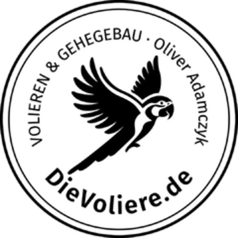 DieVoliere.de VOLIEREN & GEHEGEBAU · Oliver Adamczyk Logo (DPMA, 28.08.2024)