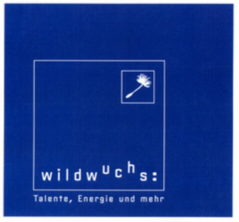 wildwuchs: Talente, Energie und mehr Logo (DPMA, 12/09/2003)