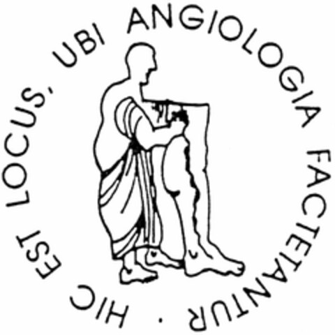 HIC EST LOCUS. UBI ANGIOLOGIA FACTETANTUR Logo (DPMA, 17.09.2004)