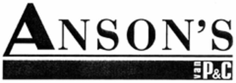 ANSON'S van P&C Logo (DPMA, 26.07.2006)