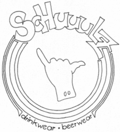 Schuuulz drinkwear beerwear Logo (DPMA, 08/16/2006)