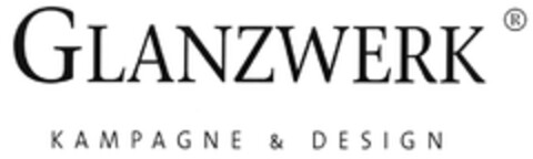 GLANZWERK KAMPAGNE & DESIGN Logo (DPMA, 18.09.2007)