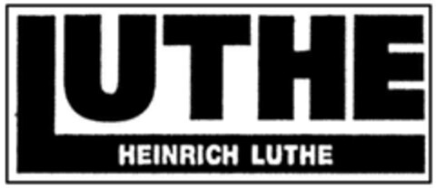 LUTHE HEINRICH LUTHE Logo (DPMA, 12.05.1995)