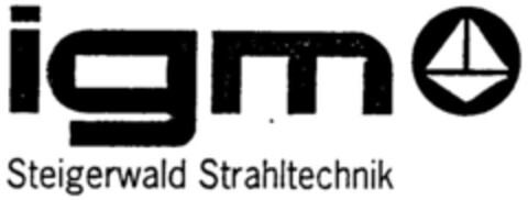 igm Steigerwald Strahltechnik Logo (DPMA, 07/04/1996)