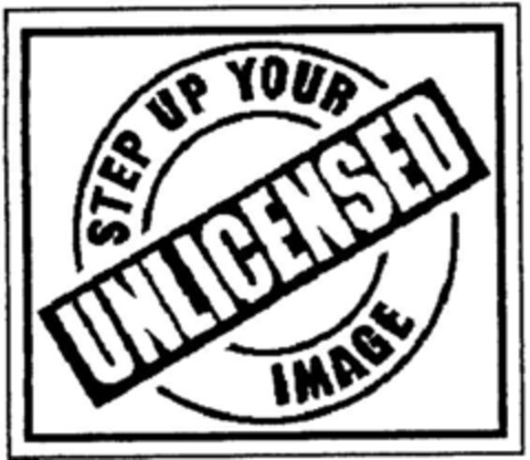 UNLICENSED Logo (DPMA, 09.07.1997)