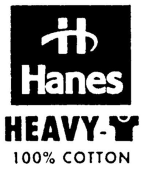 H Hanes HEAVY Logo (DPMA, 17.02.1998)