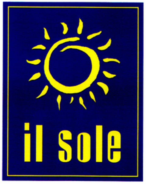 il sole Logo (DPMA, 04/23/1998)