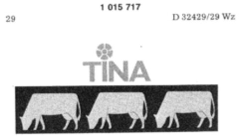 TINA Logo (DPMA, 05.07.1978)