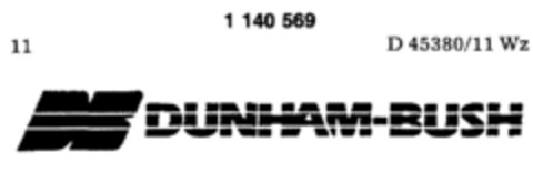 DUNHAM-BUSH Logo (DPMA, 20.10.1988)