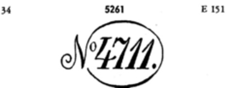 4711 Logo (DPMA, 22.10.1891)