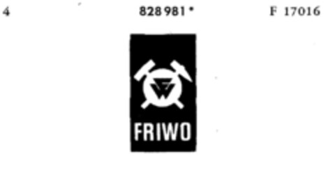 FW FRIWO Logo (DPMA, 04/07/1966)