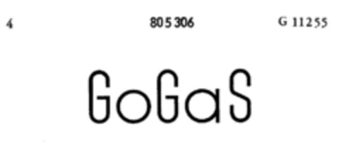 GoGaS Logo (DPMA, 02/06/1962)