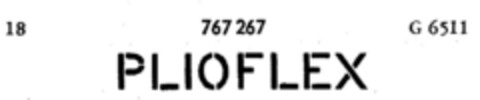 PLIOFLEX Logo (DPMA, 13.09.1956)