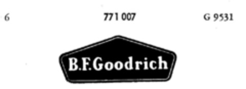 B.F.Goodrich Logo (DPMA, 16.02.1960)