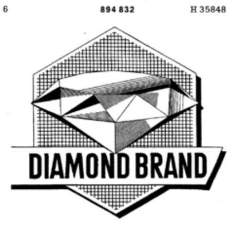 DIAMOND BRAND Logo (DPMA, 27.07.1971)