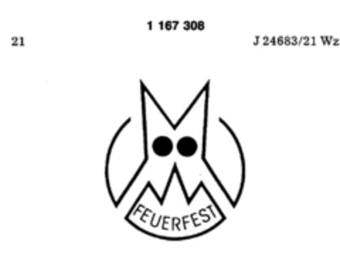 FEUERFEST Logo (DPMA, 29.12.1989)