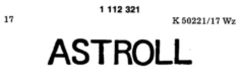 ASTROLL Logo (DPMA, 10.09.1986)