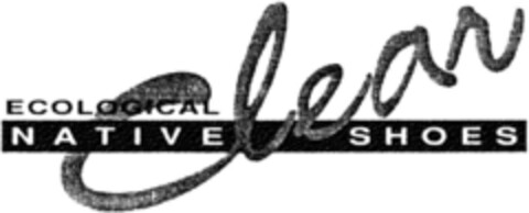 clear ECOLOGICAL NATIVE SHOES Logo (DPMA, 09/28/1993)