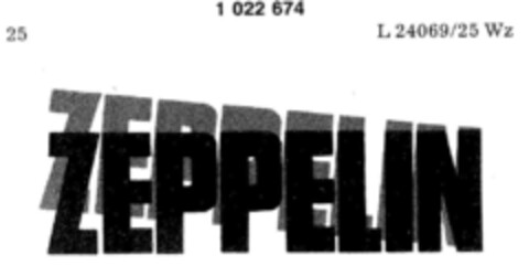 ZEPPELIN Logo (DPMA, 05.03.1980)