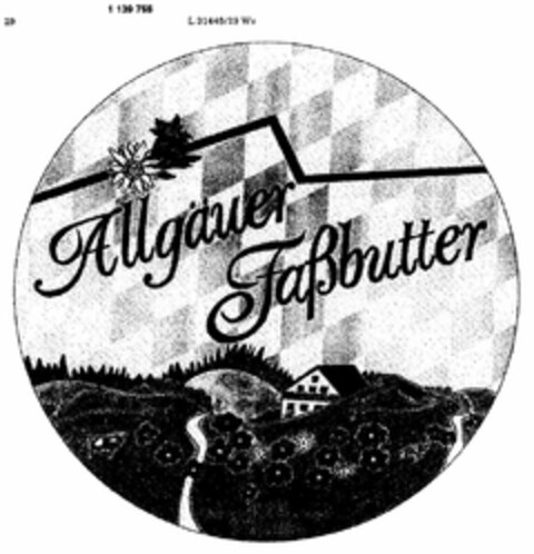 Allgäuer Faßbutter Logo (DPMA, 24.08.1988)