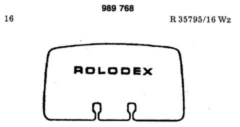 ROLODEX Logo (DPMA, 11.12.1978)