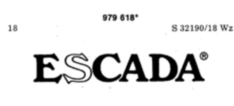 ESCADA Logo (DPMA, 02.08.1978)