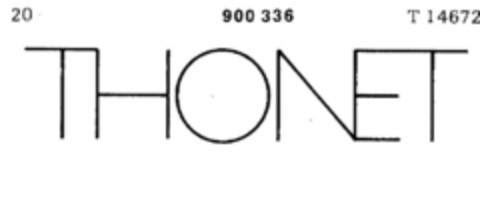 THONET Logo (DPMA, 26.11.1971)