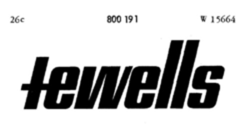 tewells Logo (DPMA, 25.01.1964)