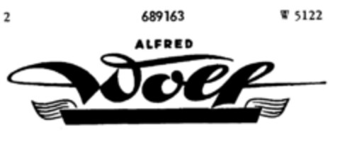 ALFRED Wolf Logo (DPMA, 23.03.1954)