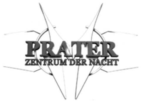 PRATER ZENTRUM DER NACHT Logo (DPMA, 07/22/2009)