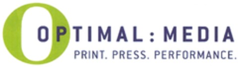 OPTIMAL : MEDIA PRINT. PRESS. PERFORMANCE. Logo (DPMA, 12.10.2011)