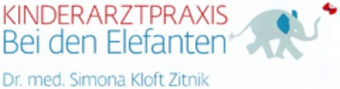 KINDERARZTPRAXIS Bei den Elefanten Dr. med. Simona Kloft Zitnik Logo (DPMA, 22.03.2013)