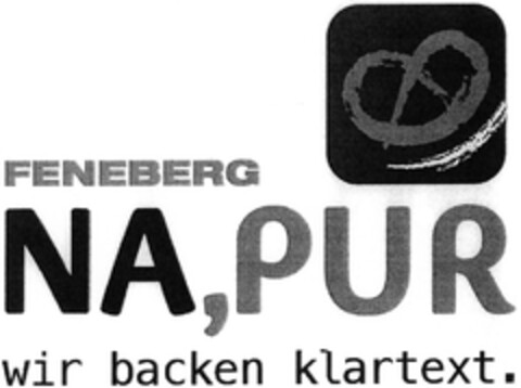 FENEBERG NA,PUR wir backen klartext. Logo (DPMA, 23.09.2013)