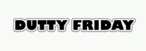 DUTTY FRIDAY Logo (DPMA, 16.10.2014)
