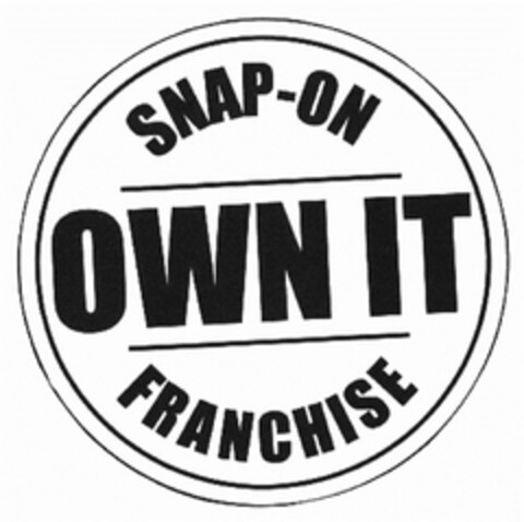 SNAP-ON OWN IT FRANCHISE Logo (DPMA, 24.08.2017)