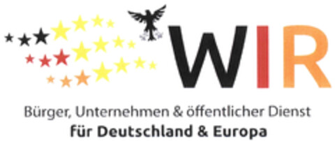 WIR Bürger, Unternehmen & öffentlicher Dienst für Deutschland & Europa Logo (DPMA, 12.01.2019)