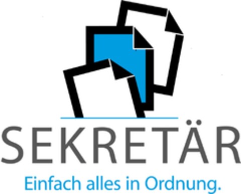 SEKRETÄR Einfach alles in Ordnung. Logo (DPMA, 08.03.2019)