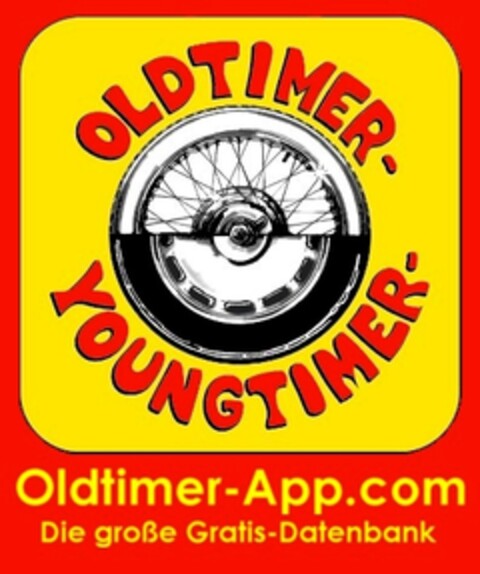 OLDTIMER - YOUNGTIMER - Oldtimer-App.com Die große Gratis-Datenbank Logo (DPMA, 10/07/2019)